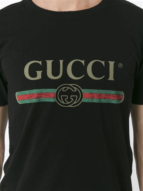 gucci washed logo t shirt|gucci t shirt logo print.